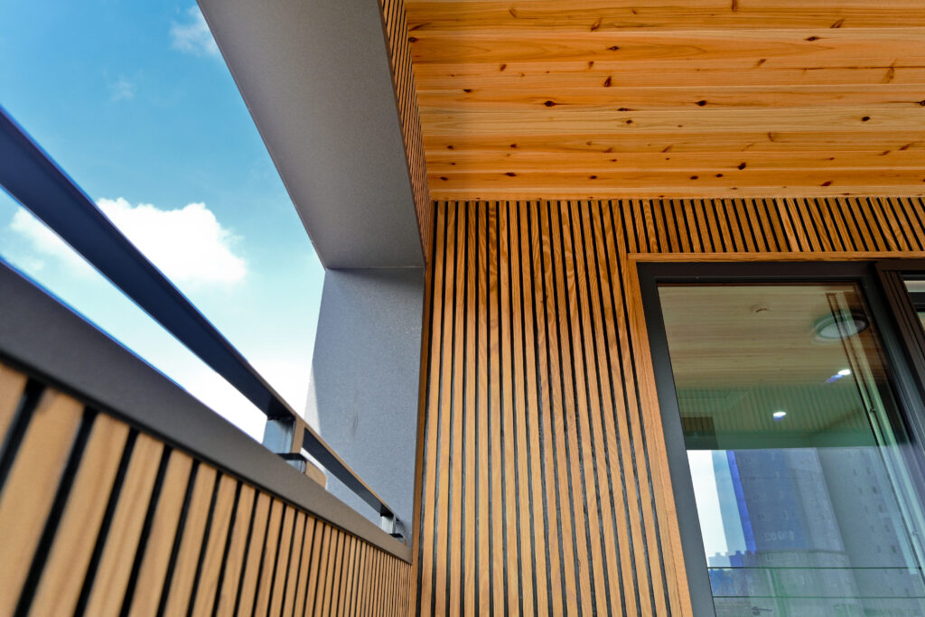 Fassadenverkleidung aus Holz