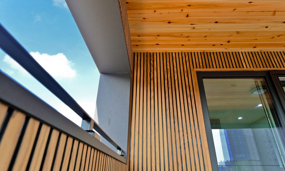 Fassadenverkleidung aus Holz